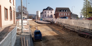 Baustelle Römerbrückenkopf