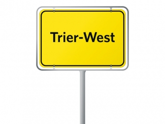 Ortsschild Trier-West
